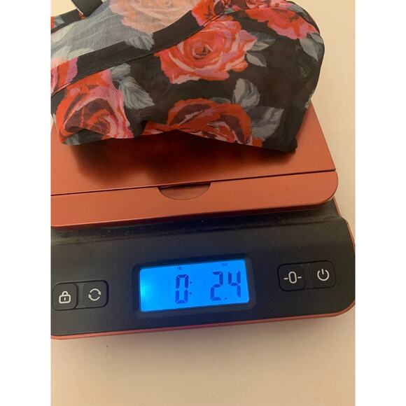 Mesh Blouse Sheer Floral Fairy Grunge Rocker Punk Goth Edgy Womens Size XS - Picture 9 of 9